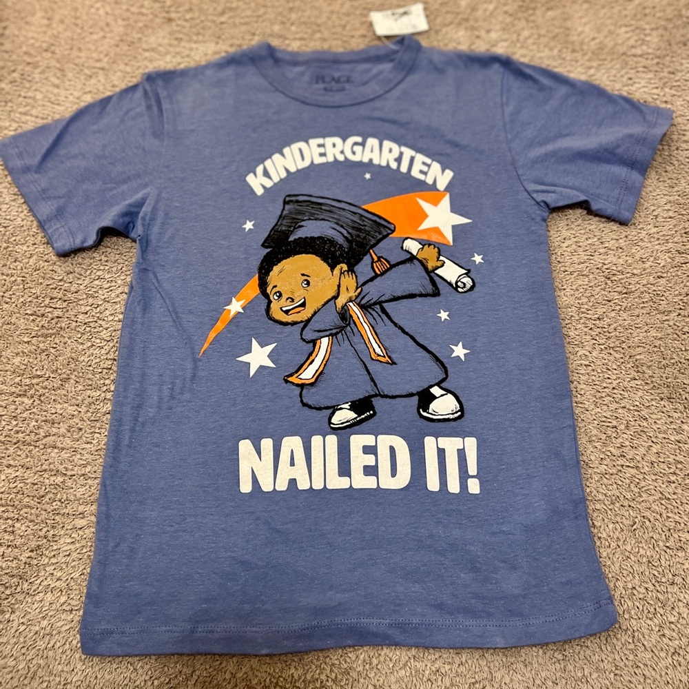 The Children's Place Blue Kindergarten Nailed It Tee